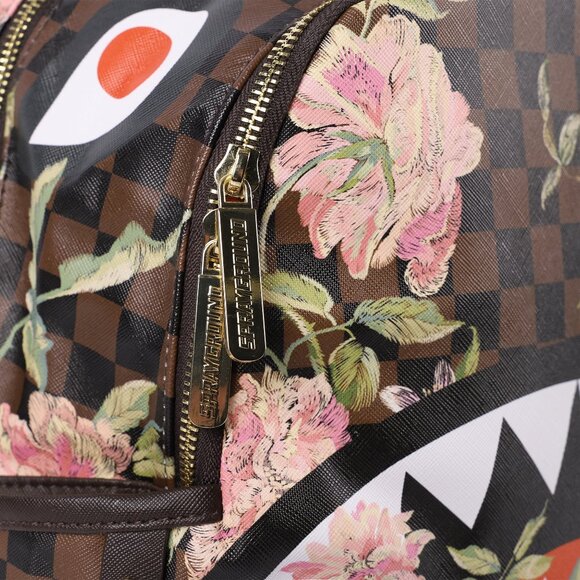 NWT Sprayground SHARKFLOWER SAVAGE BACKPACK - Picture 9 of 10